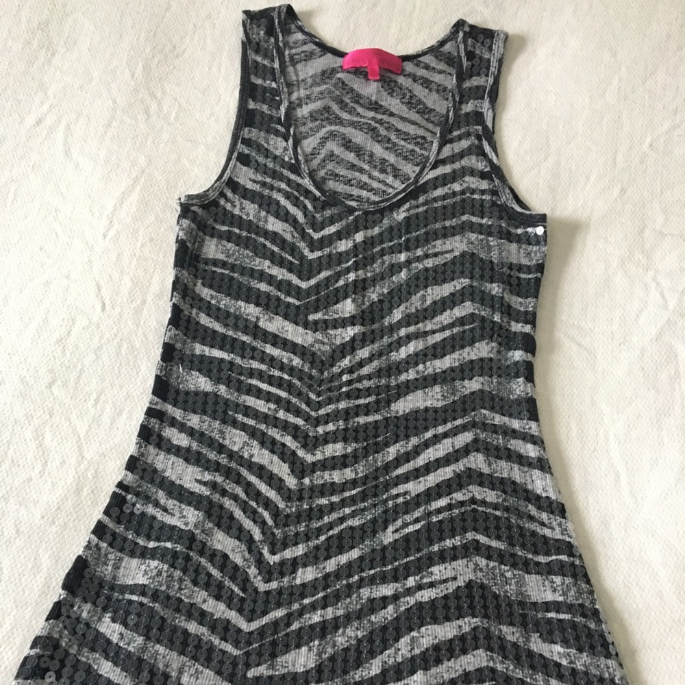 Super cute zebra tank!!